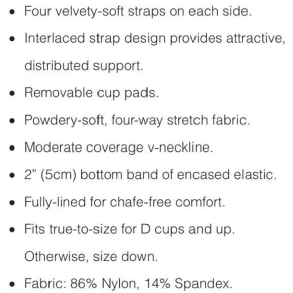 ZYIA Storm Brushed Hendrix Criterion oh So Strappy Bra (NO SIZE) - Picture 6 of 13